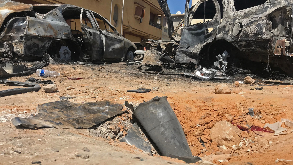 libya tripoli abu salim rocket attack