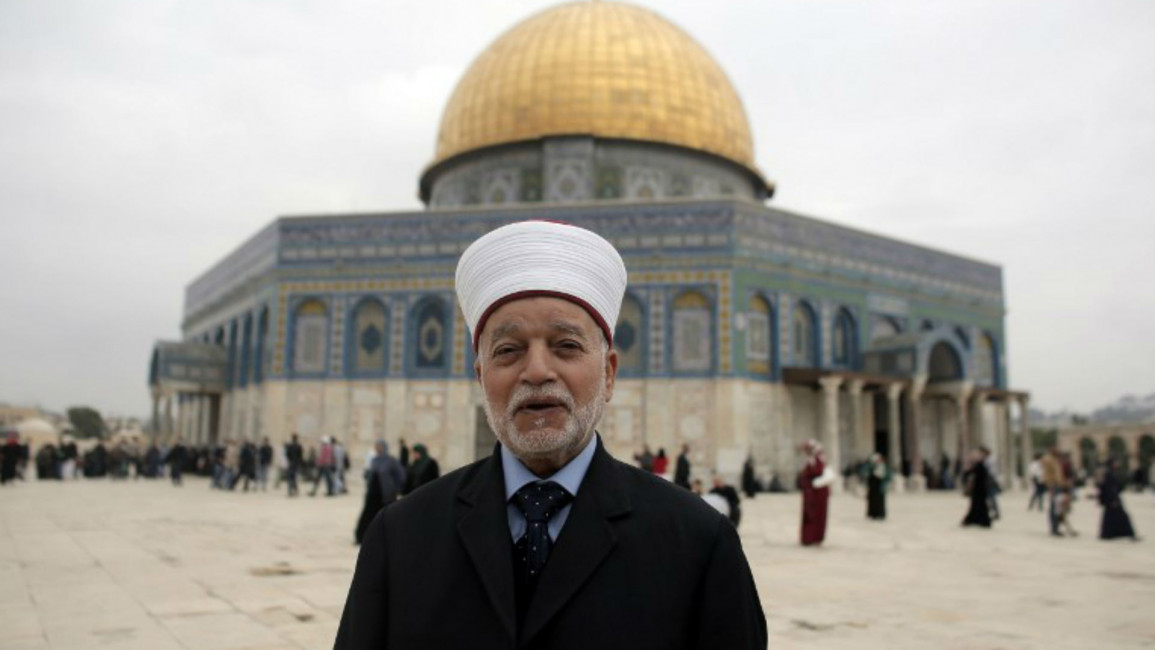 Grand mufti of Jerusalem Mohammed Hussein Sheikh AFP