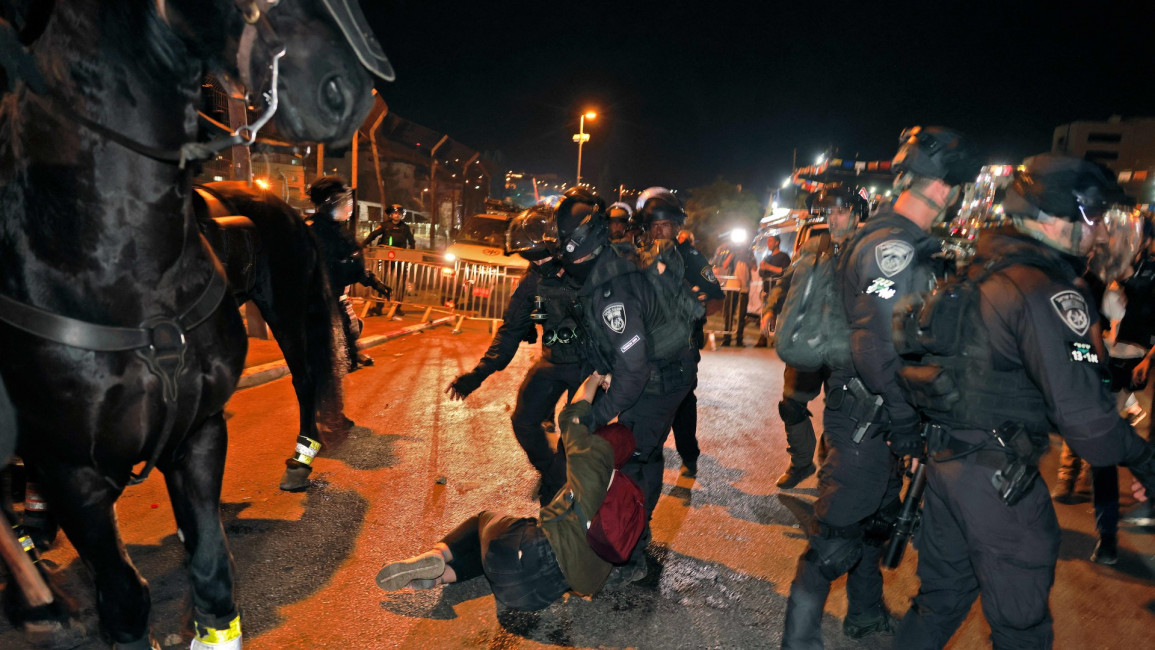 Israeli police arrest [MENAHEM KAHANA/AFP/Getty-file photo]