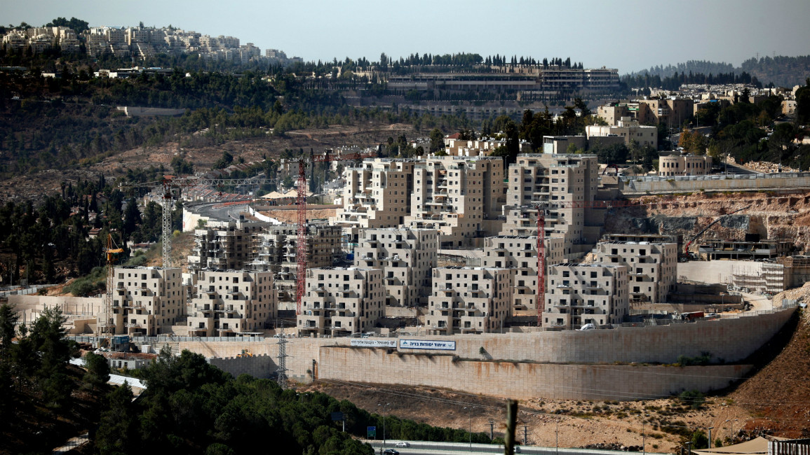 Israeli settlements -- AFP