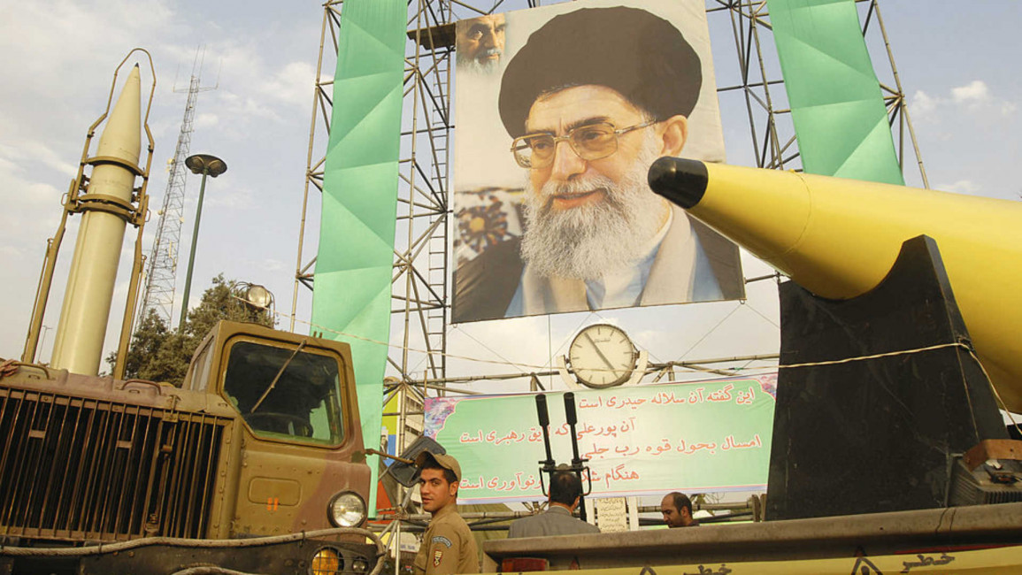 IRGC parade Khamenei - Getty