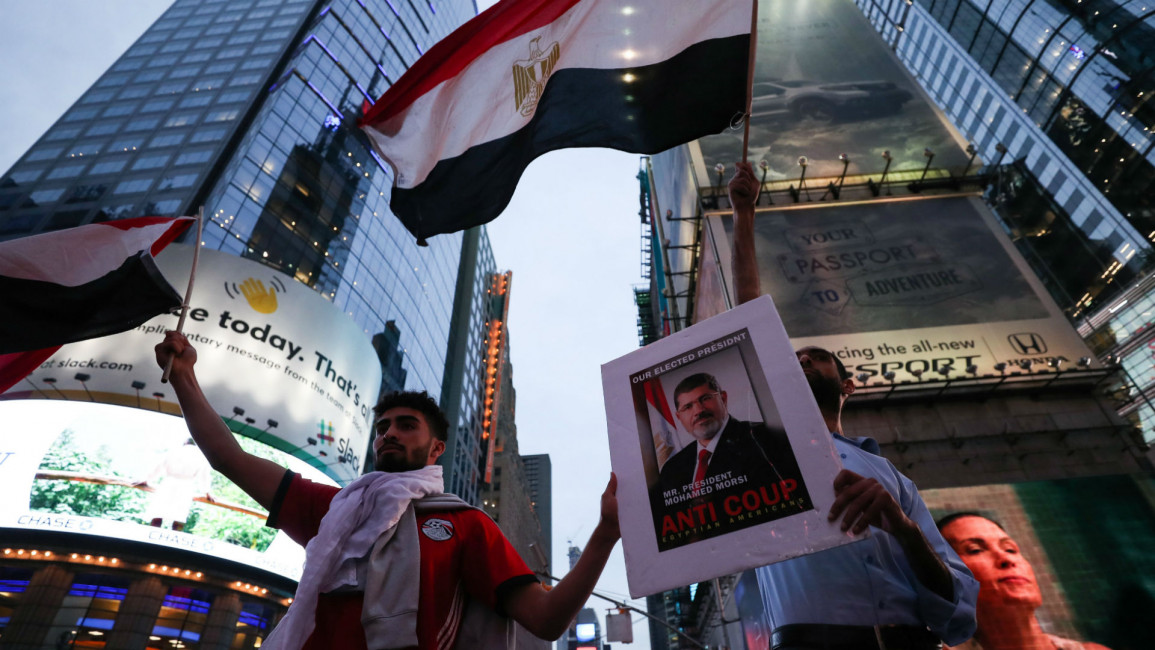 Pro-Morsi demo New York - Getty