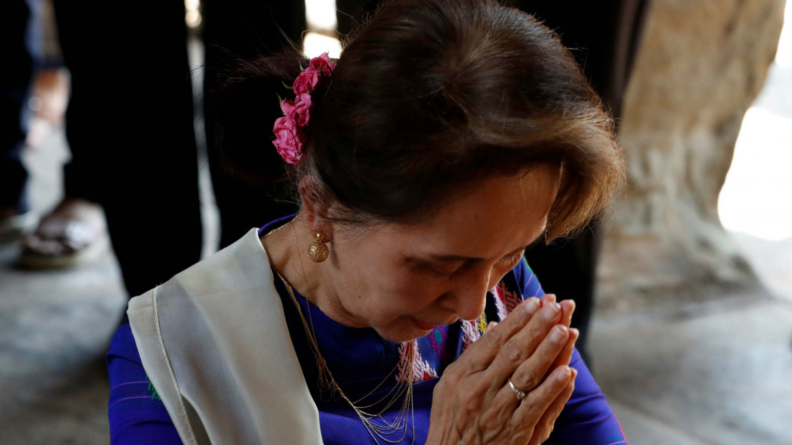 Aung San Suu Kyi on journalists [Getty]