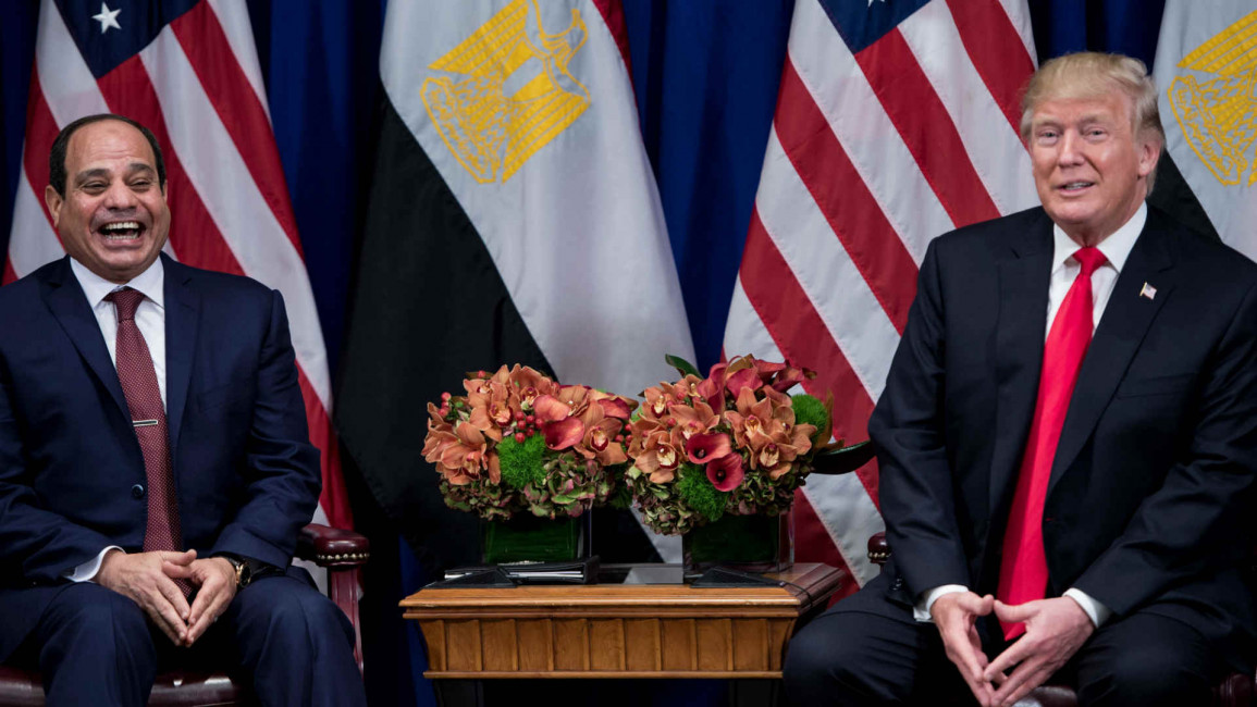 Sisi and Trump [Getty]