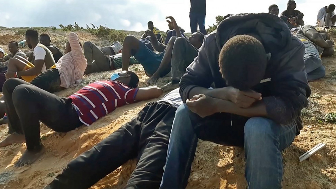 Libya shipwreck survivors - Getty