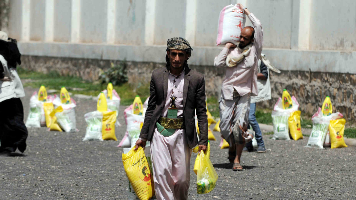 Food aids in Yemen