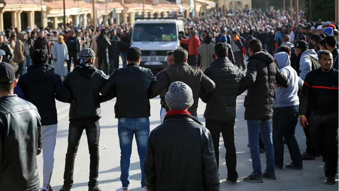 Vigil for Moroccan miners killed
