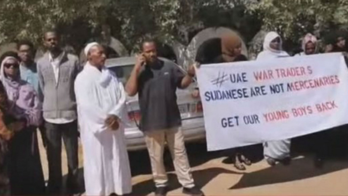 Sudan UAE Protest