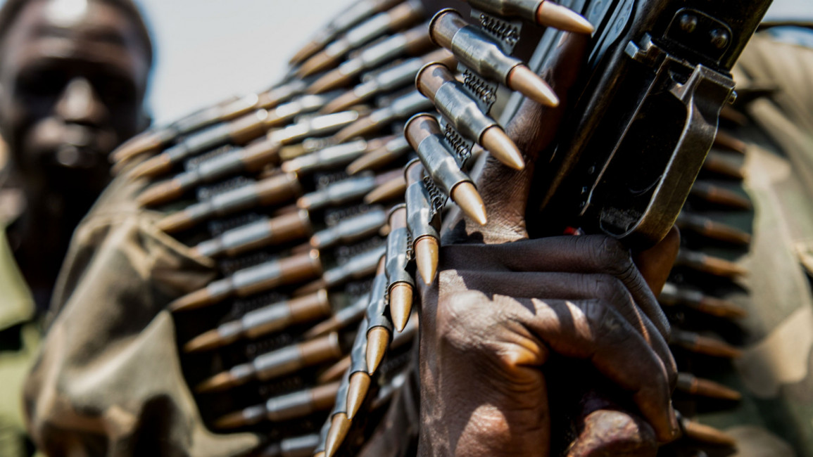 South Sudan arms - AFP