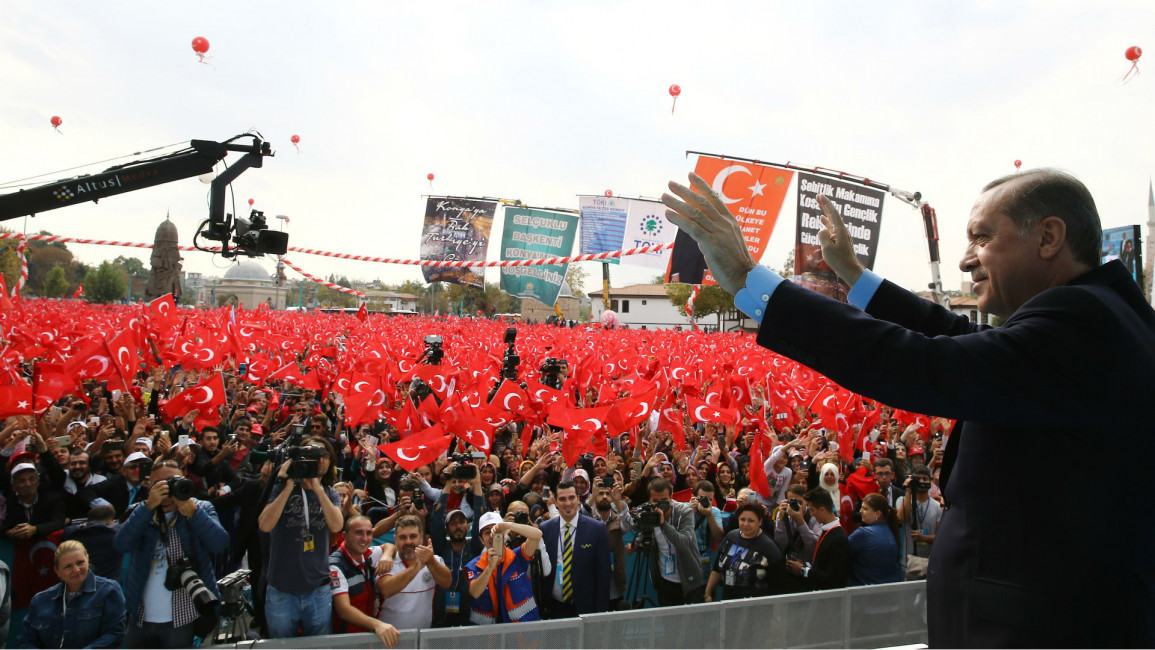 Erdogan Konya Crowd