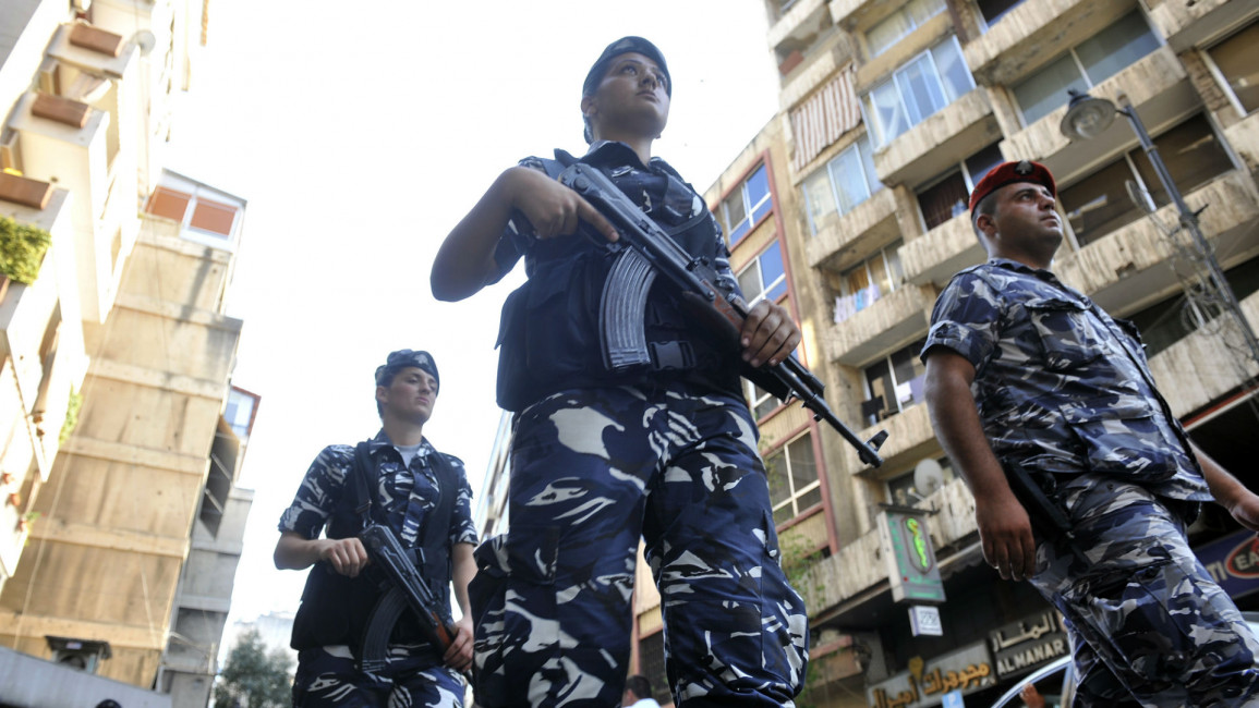 Lebanese police [AFP]