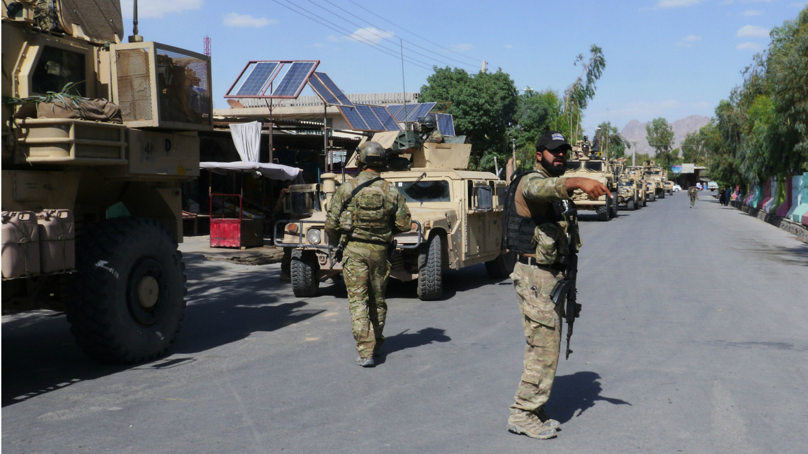 Afghan security forces -- AFP 