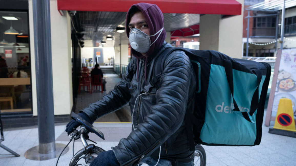 Deliveroo in pandemic - Getty