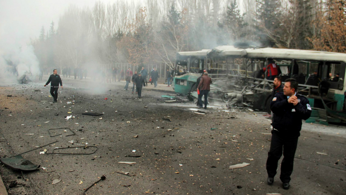 Blast in Kayseri --- AFP