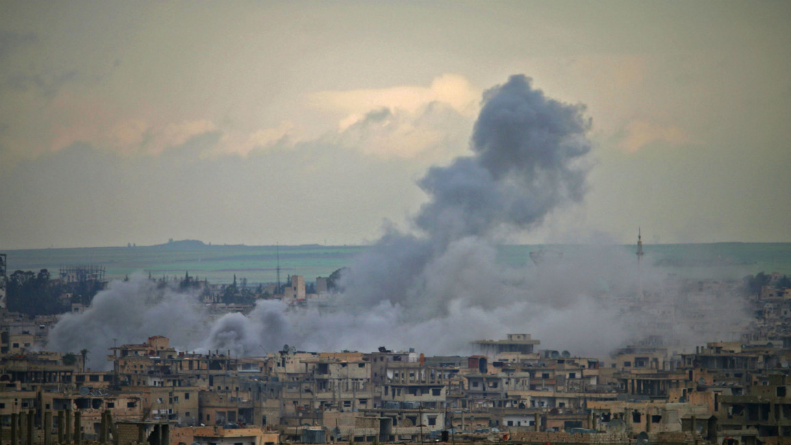 Syria airstrike - Getty