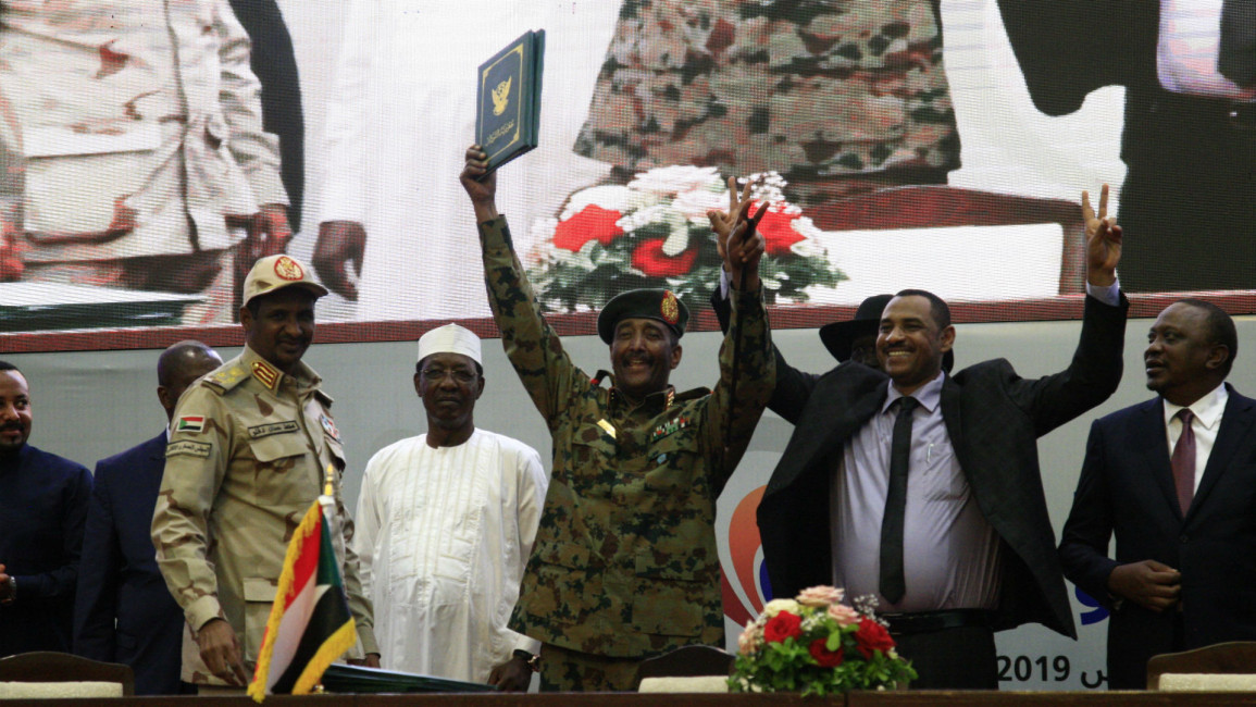 Sudan transition signing - Getty