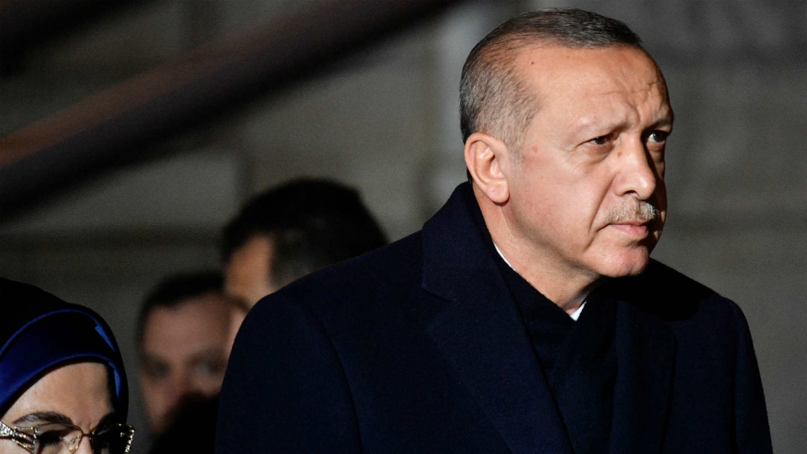 Turkish President Recep Tayyip Erdogan at  Musée d'Orsay