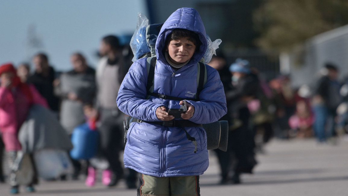 Migrant children AFP