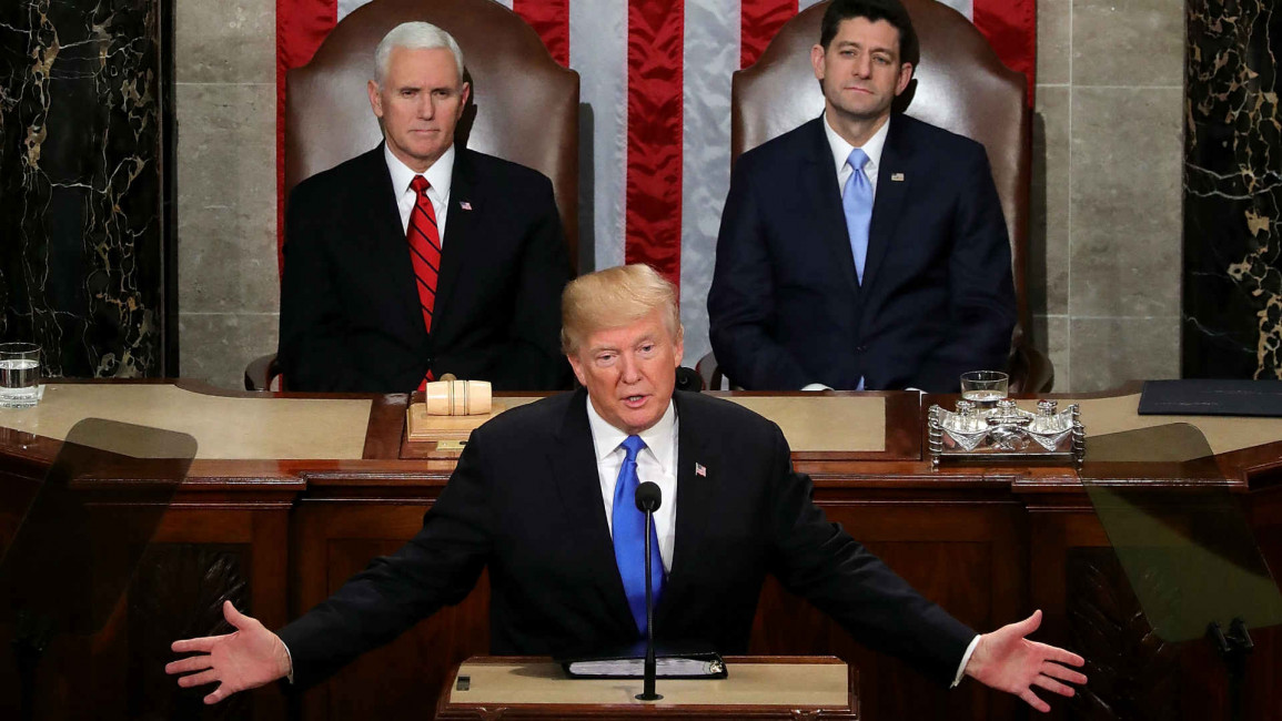 Trump delivers first State of Union address [Getty]