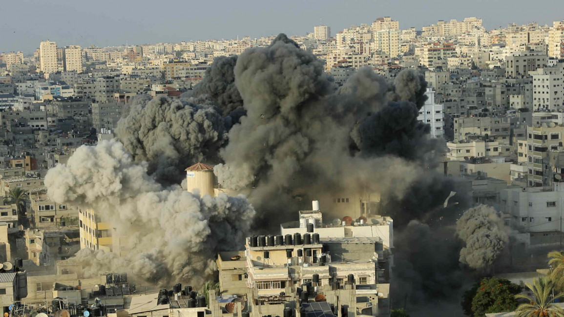 gaza strikes - getty