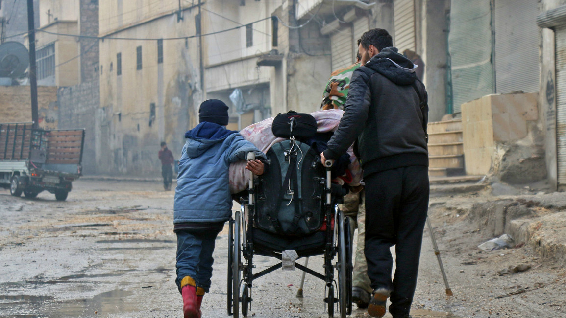 Aleppo residents