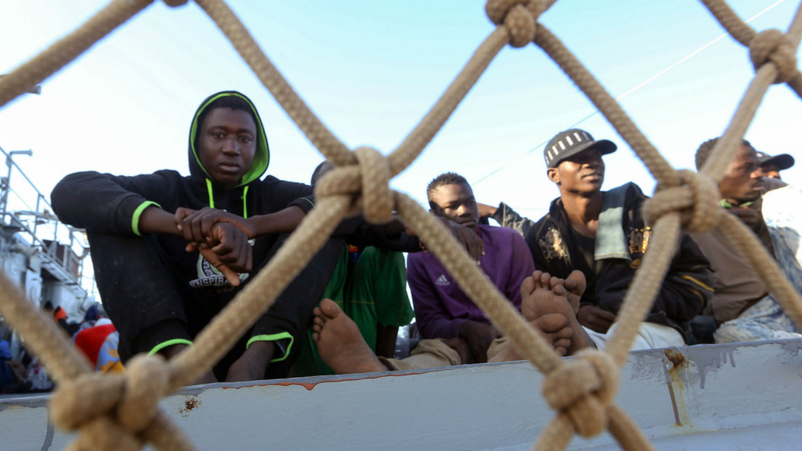 Libya migrants - AFP