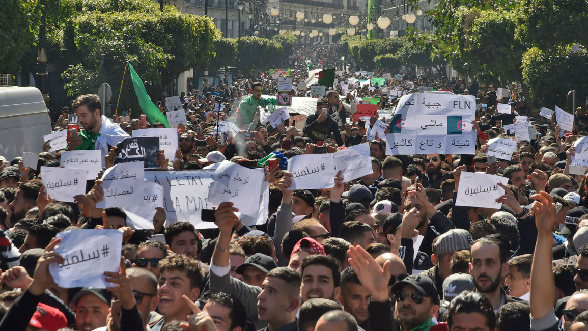 Algeria protest - AFP
