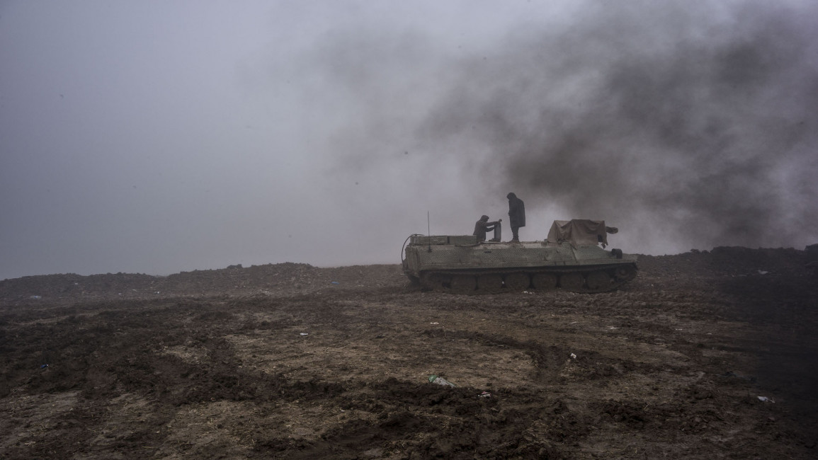 اشتباكات داعش وقسد ( Getty Images)