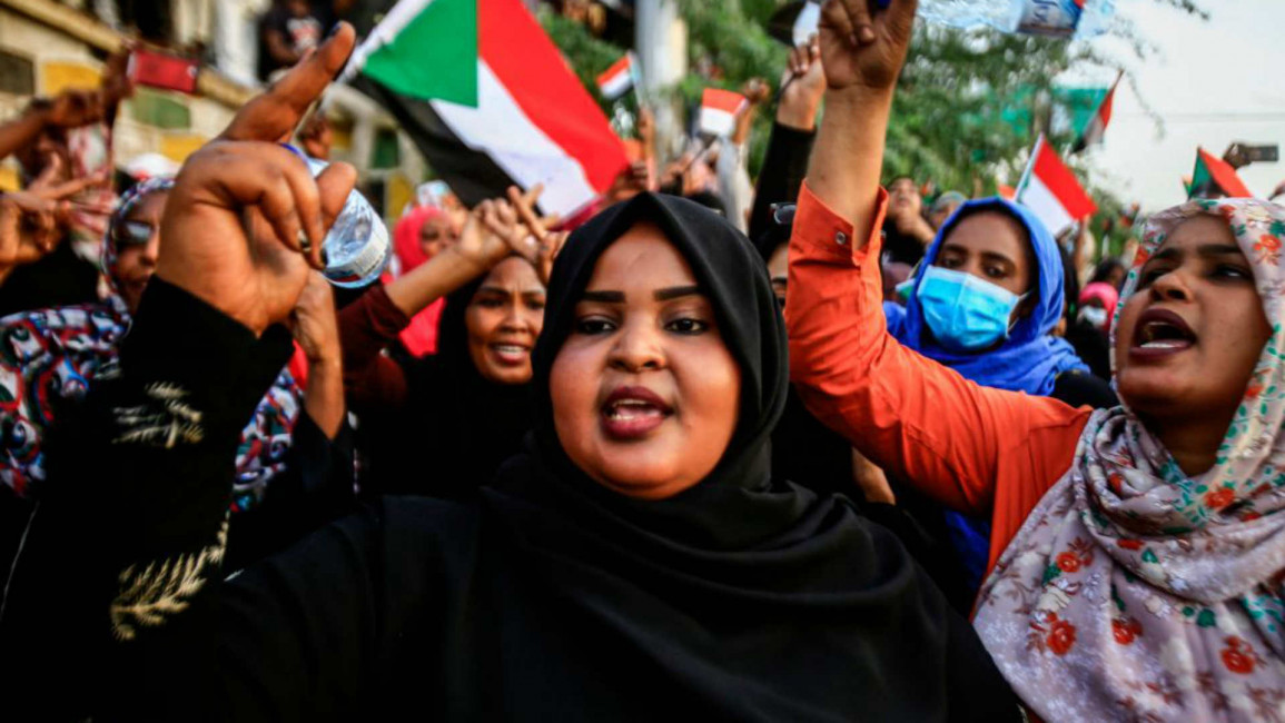 Sudan women uprising - AFP