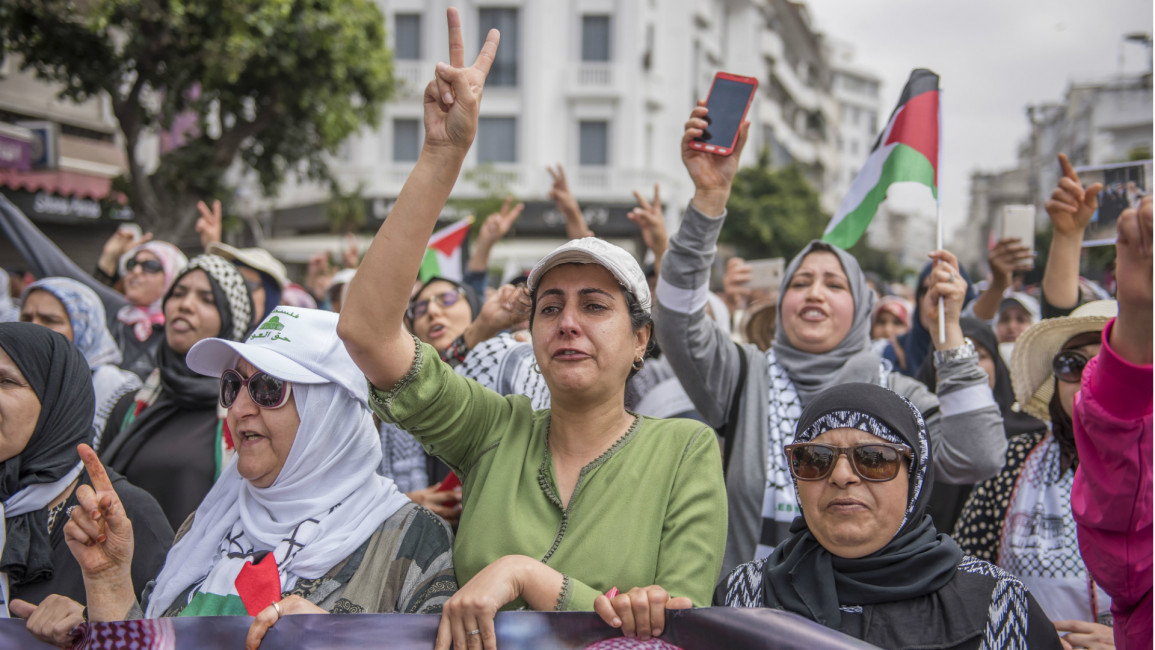 morocco protest [getty]