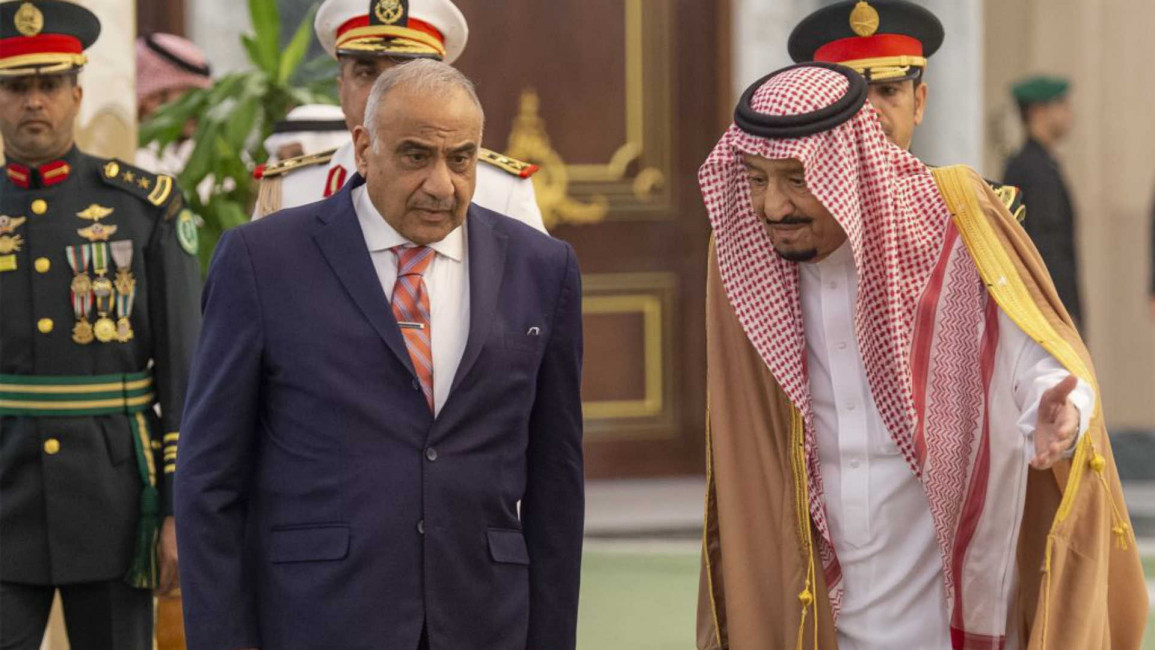 King Salman and Abdulmehdi - Anadolu