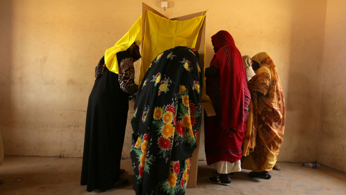 sudan woman vote