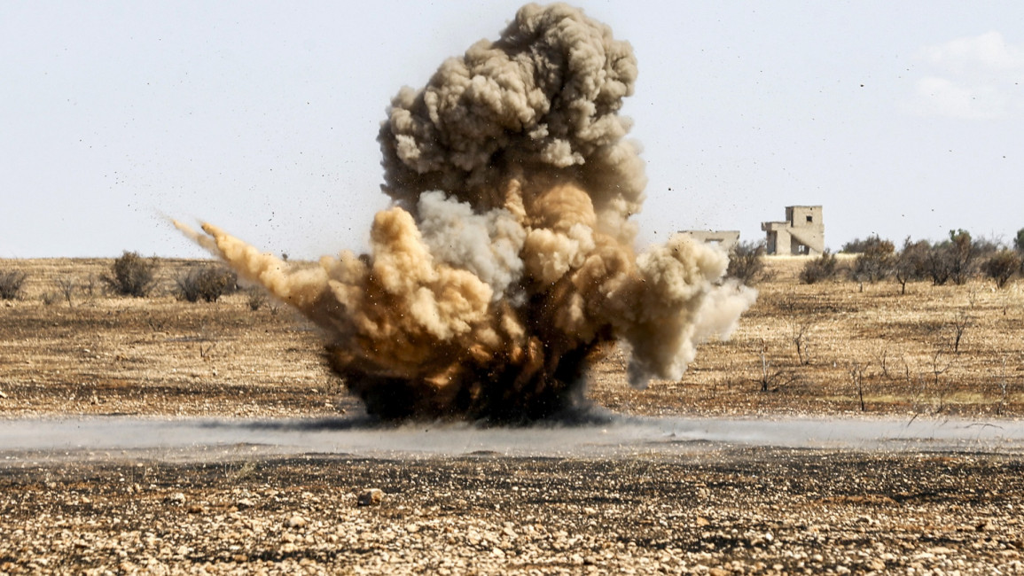 syria mine explosion