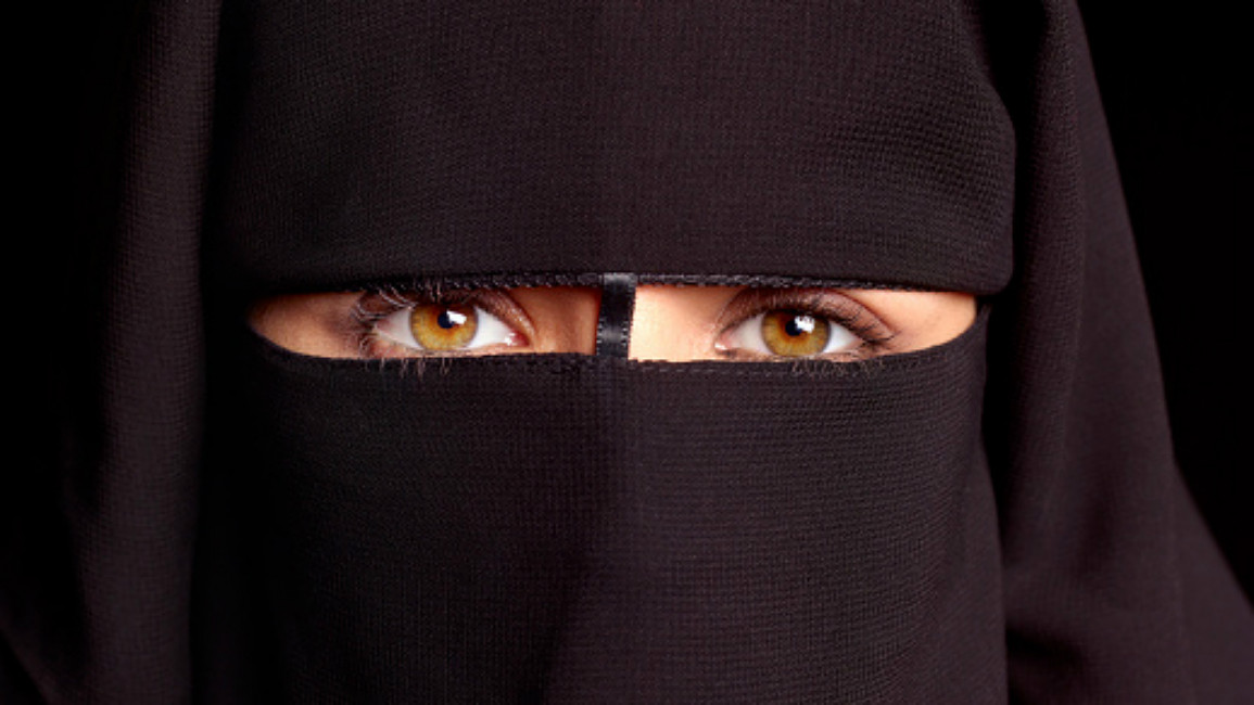 Burqa stock photo