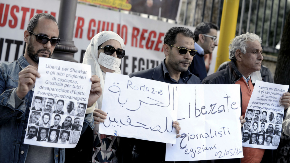 Egypt press freedom rome - Getty