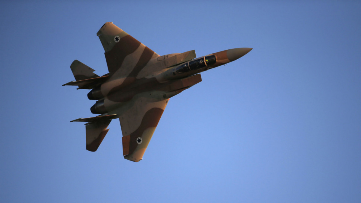 ISraeli F-15 fighter jet