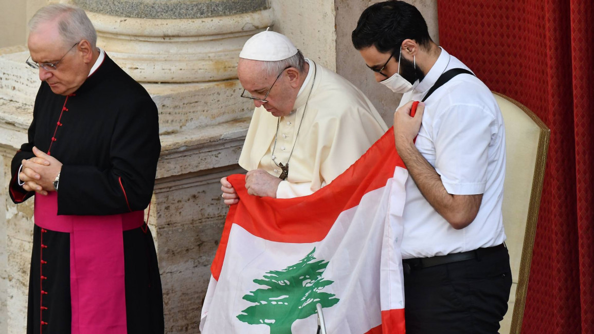 pope lebanon- getty
