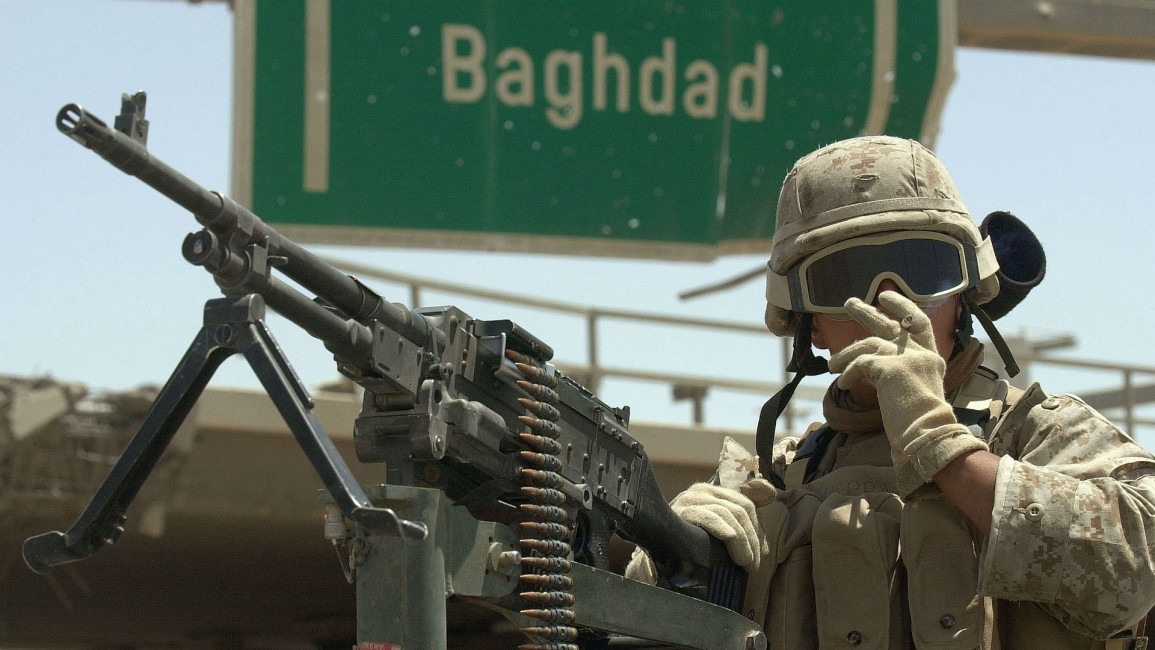 US marine Baghdad Iraq war englishsite