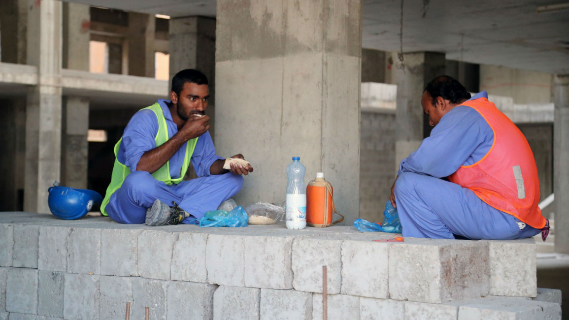 Qatar workers AFP