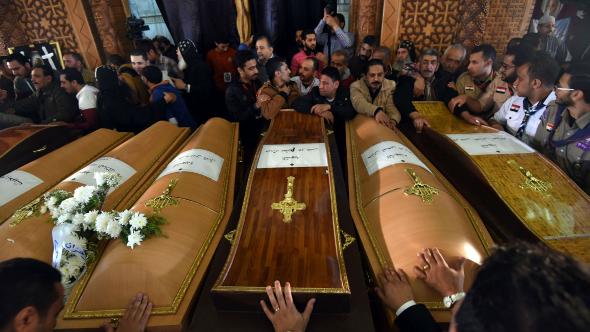 Palm Sunday funeral [AFP]