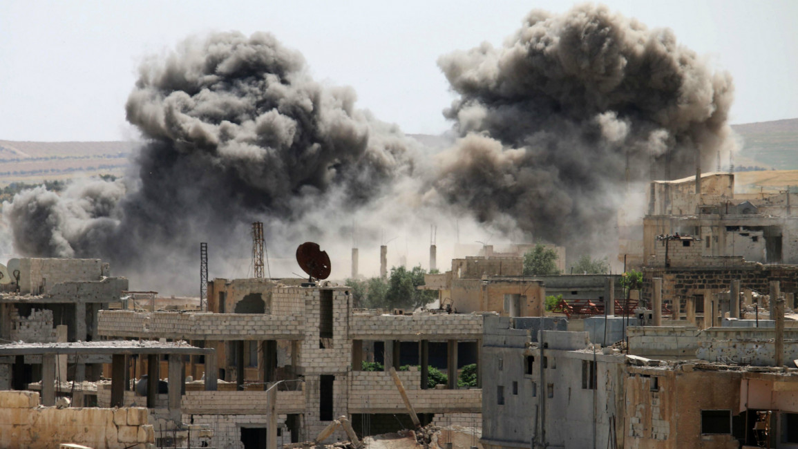 Idlib airstrikes -- AFP