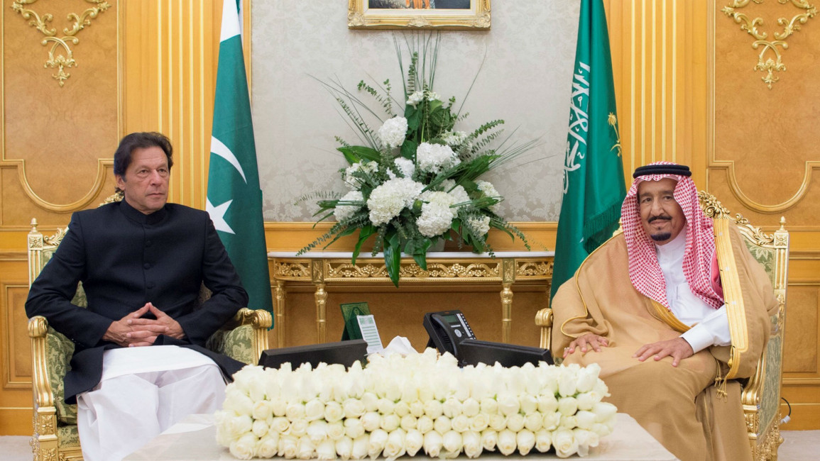 Imran Khan King Salman Jeddah - Getty