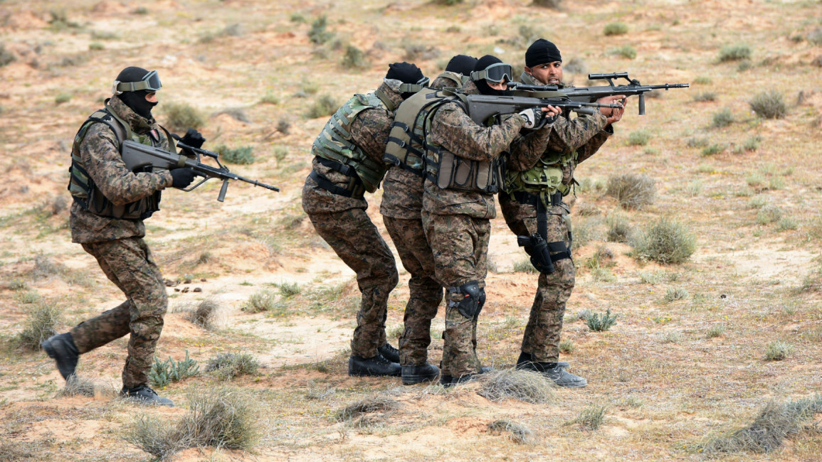 Tunisia army AFP