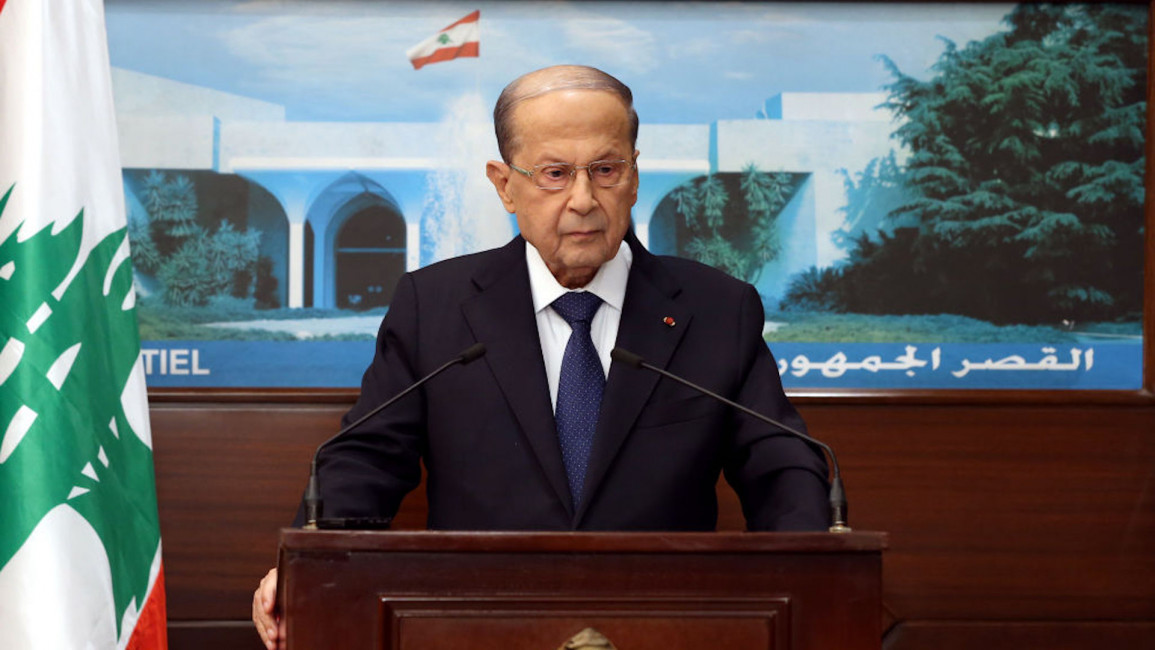 Lebanon Aoun Getty