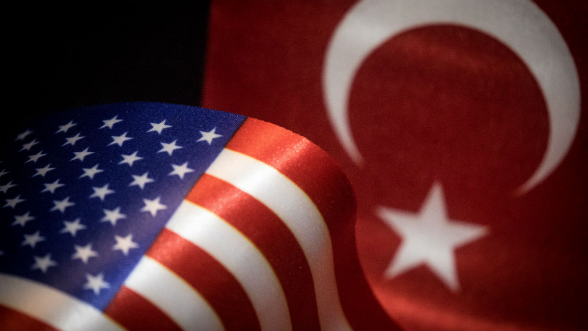 US Turkey flags - Getty