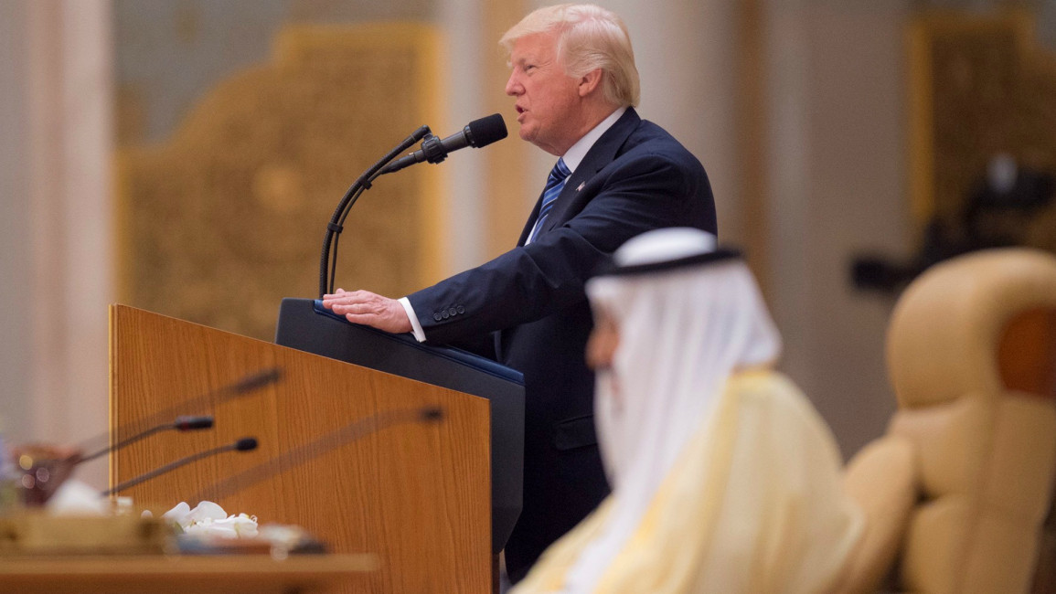 Saudi Arabia Donald Trump -- Anadolu 