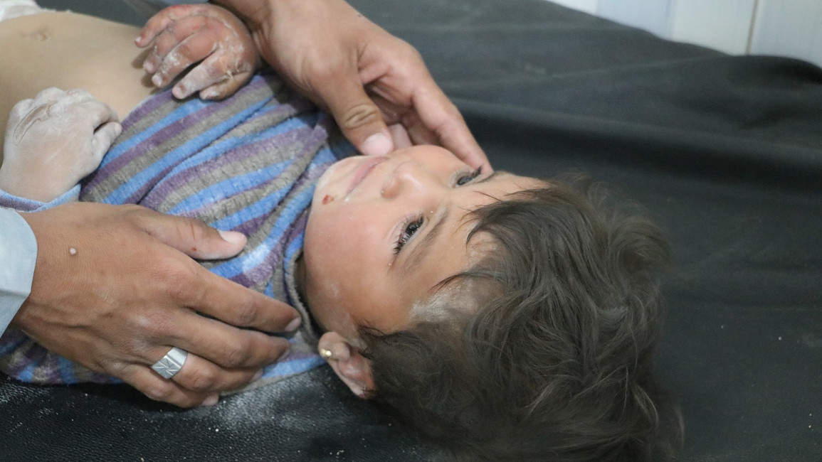 syria kid hospital getty