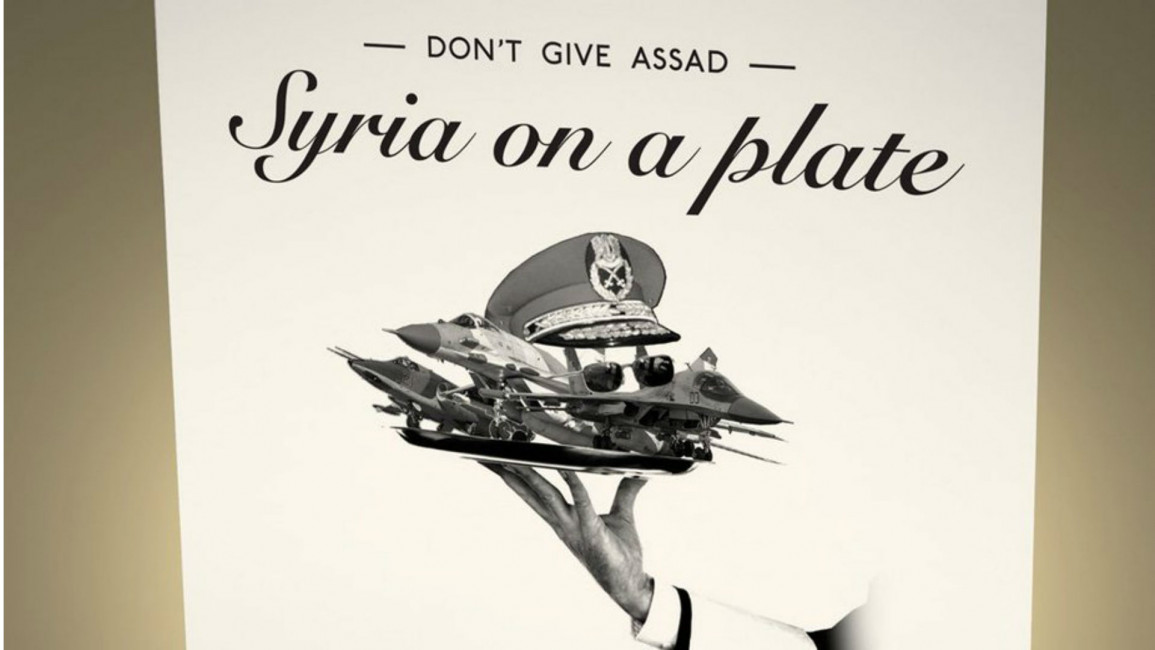 syria protest dinner twitter