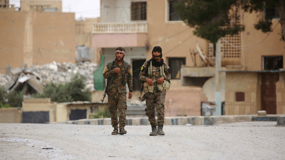 Tabqa SDF fighters