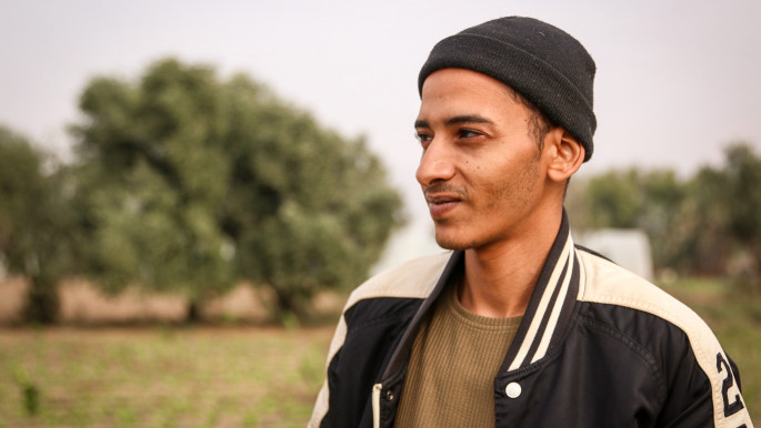 Soleiman, a 26-year-old farmer, suffers from lack of water [photo credit: Philipe Pernot]